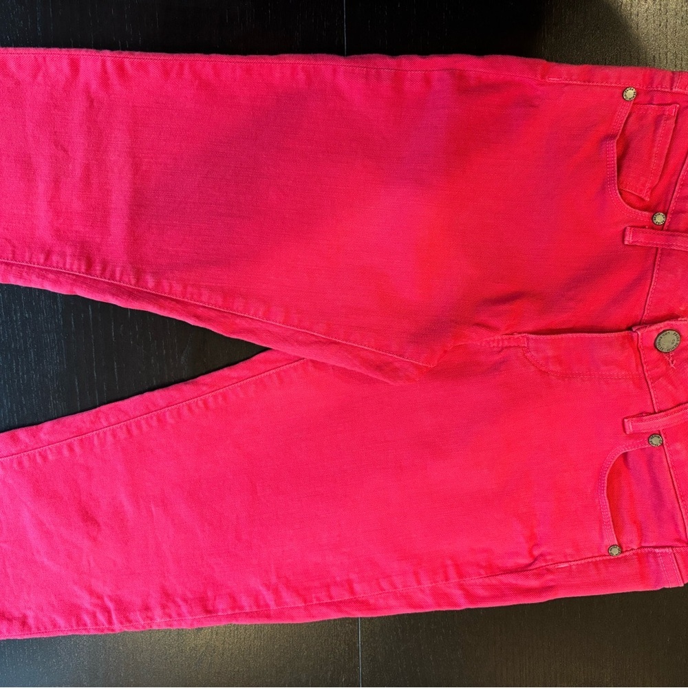 PAIGE Barbie pink skyline ankle peg jeans size 26 - Picture 7 of 13